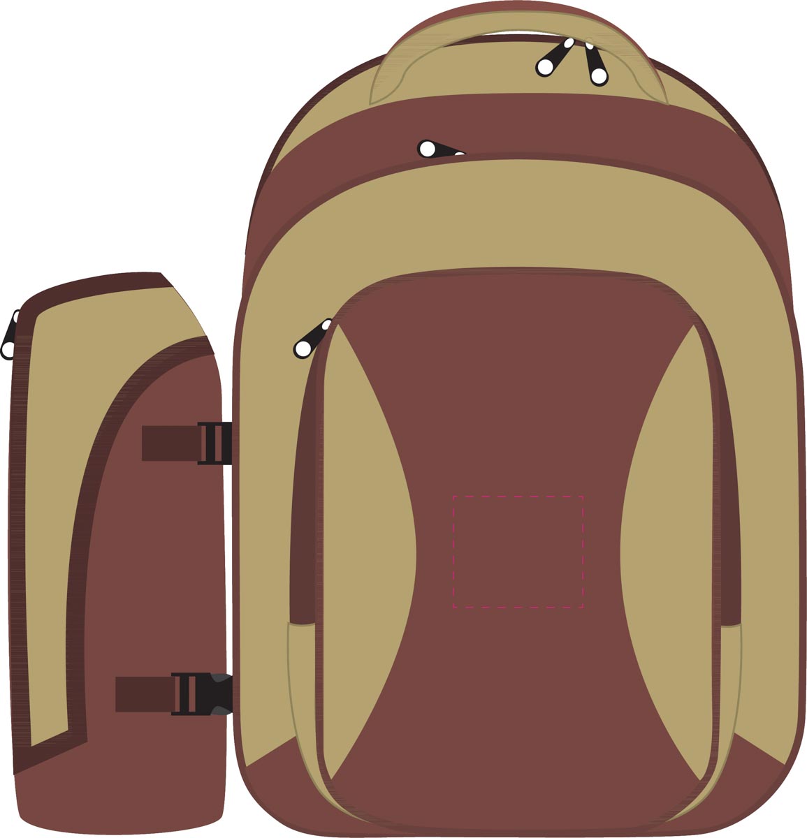 auf Vortasche (7x6 cm)