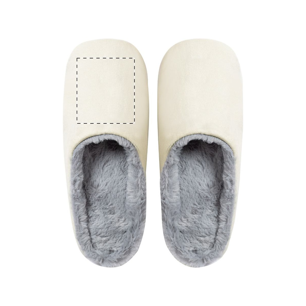 Oberseite - linker Slipper (40 x 50 mm)