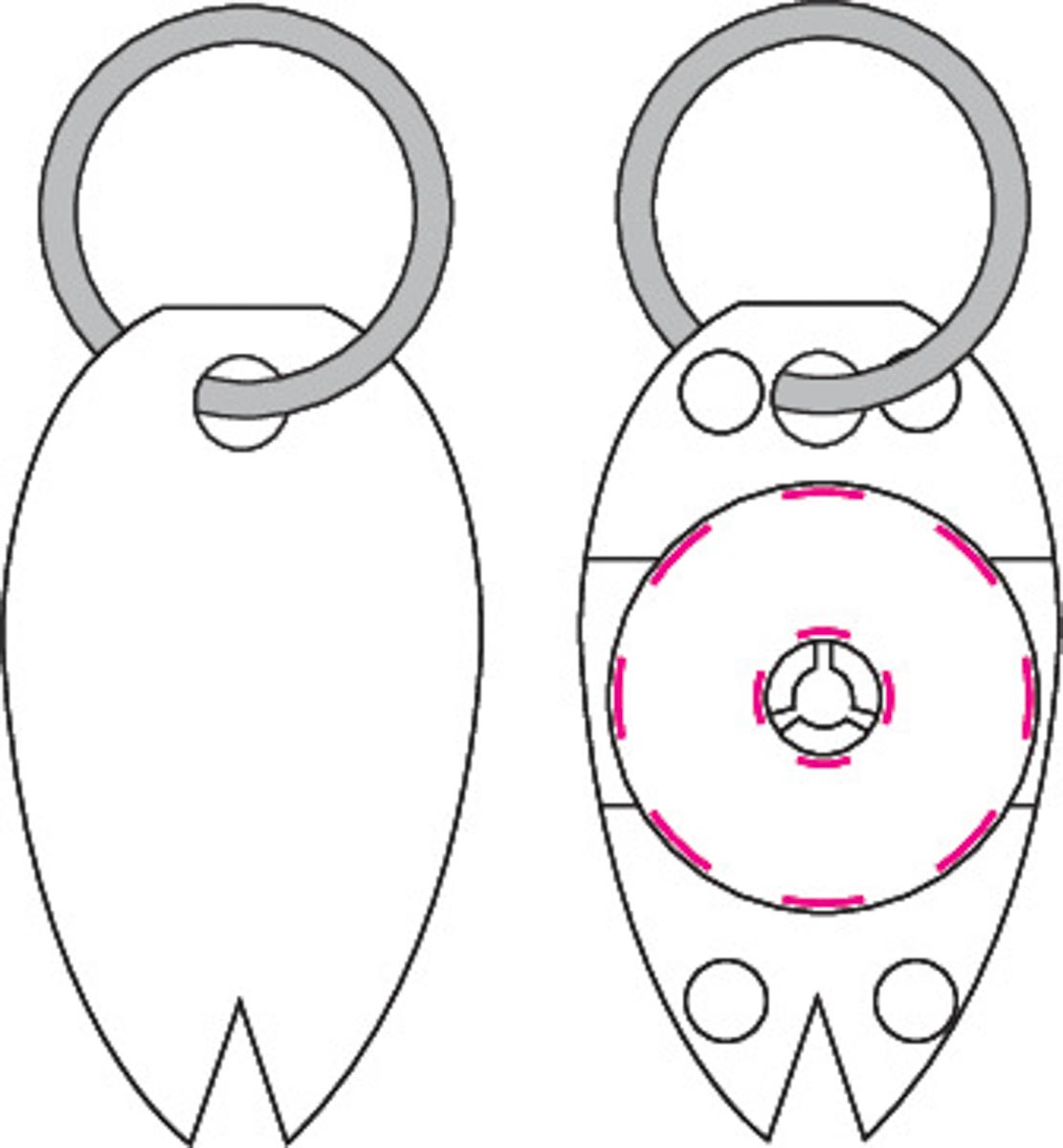 Auf den Chip (Ø 2,2 cm)