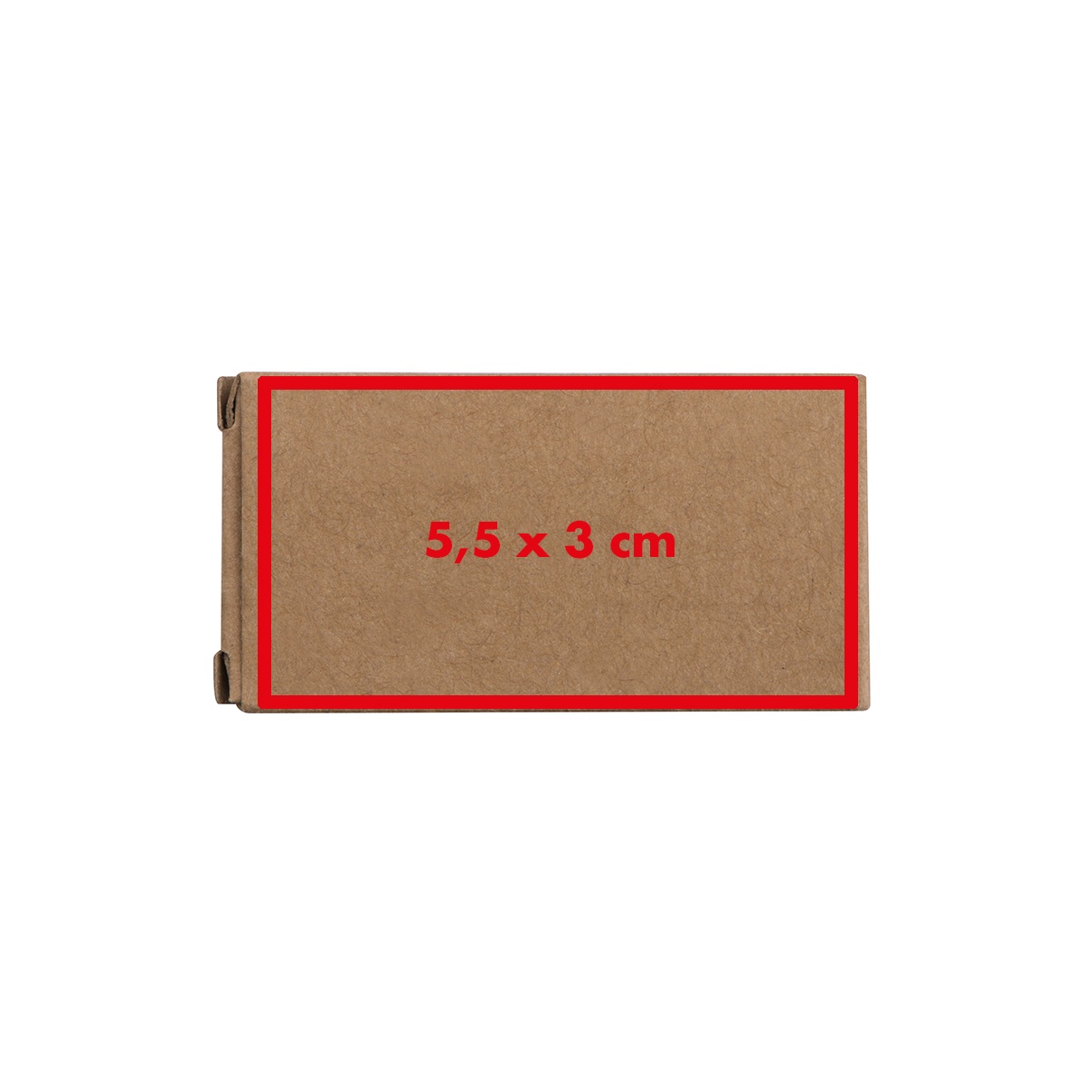 Auf der Box (5,5 x 3 cm)