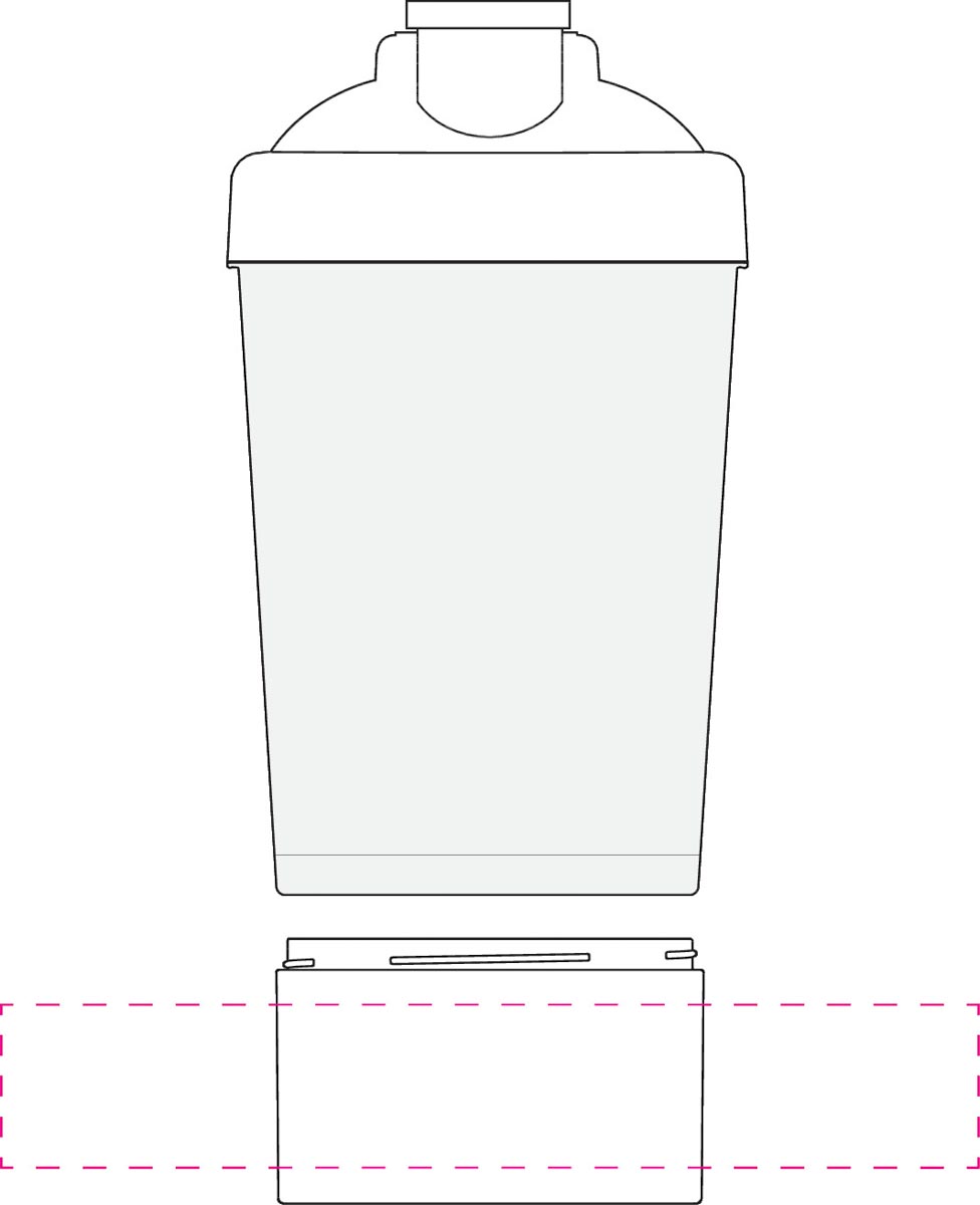 auf Pulverfach (18x3 cm)