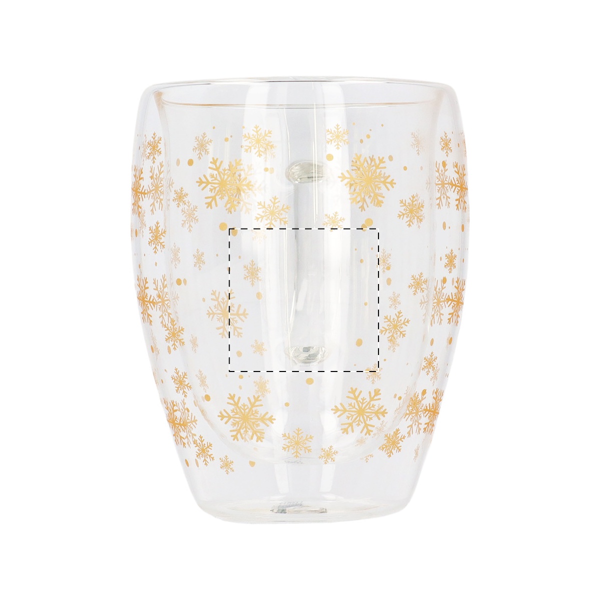 Gegenüber vom Henkel (3,5 x 3,5 cm)