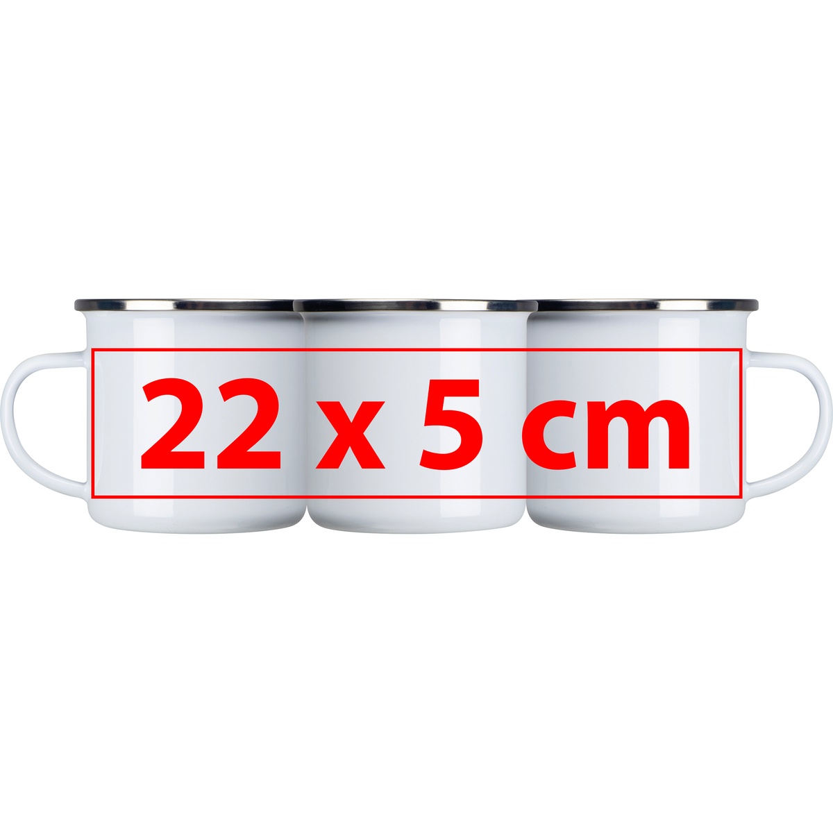 Auf dem Becher (22 x 5 cm)