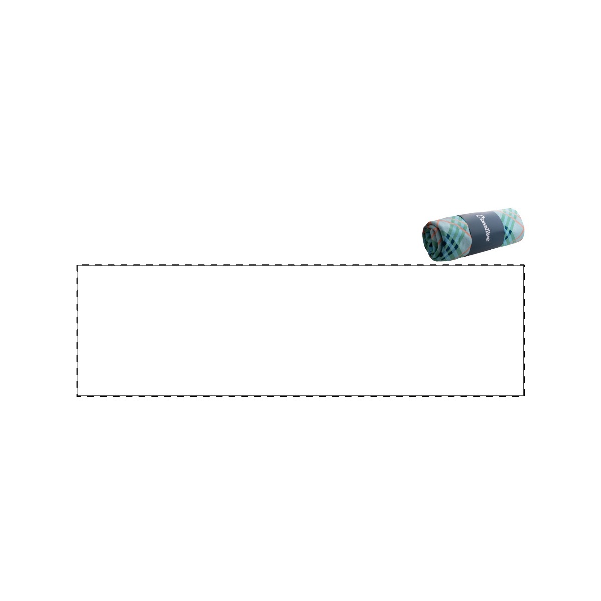 Maßgefertigte Papierbanderole (240 x 70 mm)