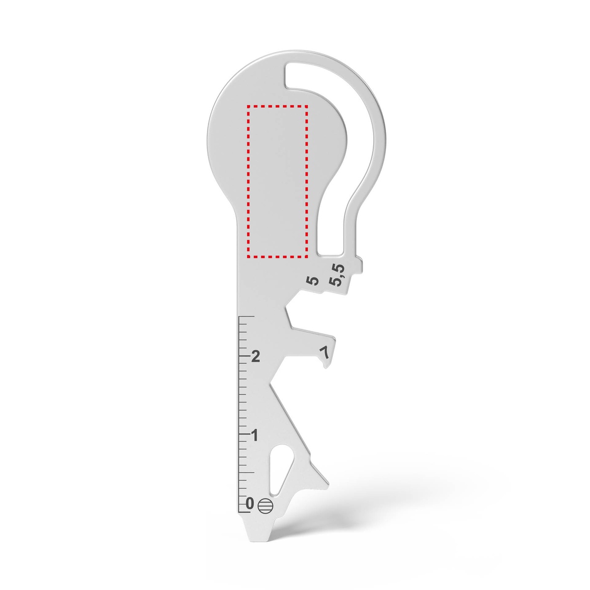 Auf dem Produkt (0,9 x 2,2 cm)