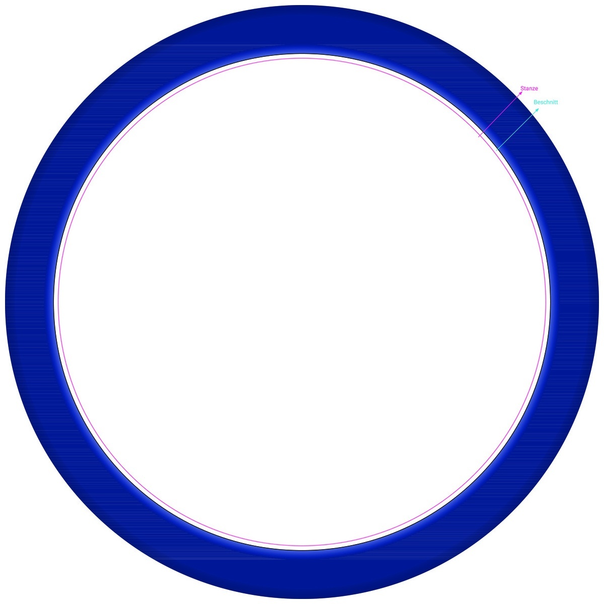 Vorderseite des Artikels (Ø 318 mm)