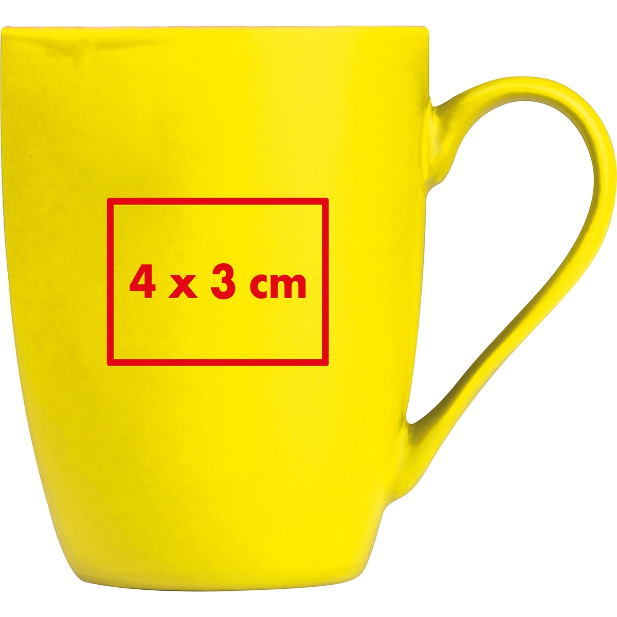 Auf dem Becher (4 x 3 cm)