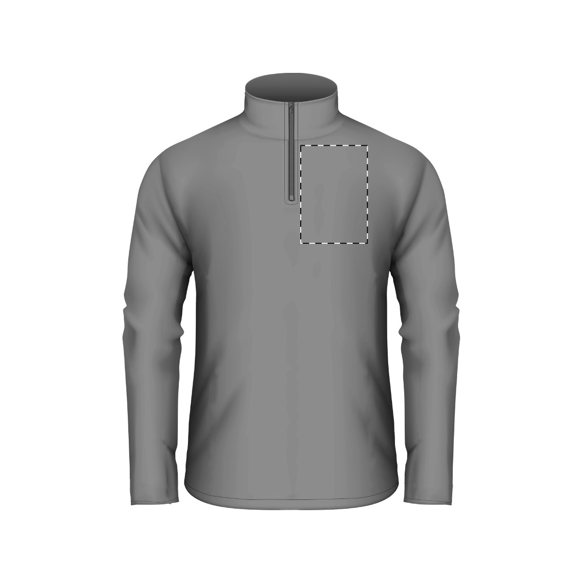 Linke Brust (150 x 80 mm)