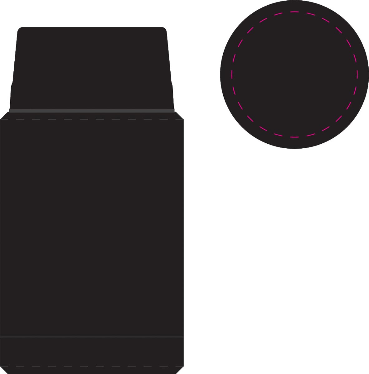 auf Deckel (Ø 6,5 cm)