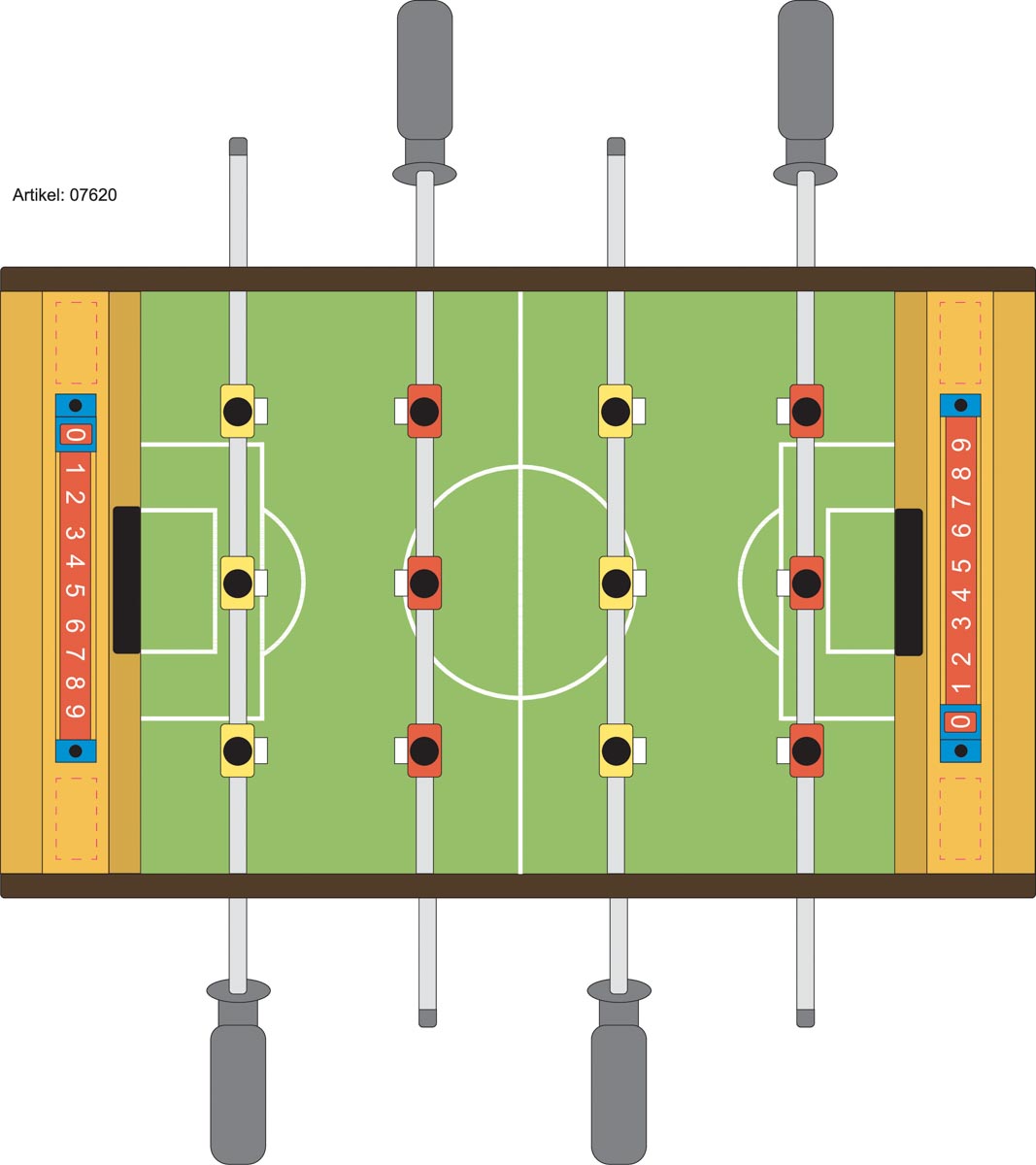 neben Spielstandsanzeige (4x2 cm)