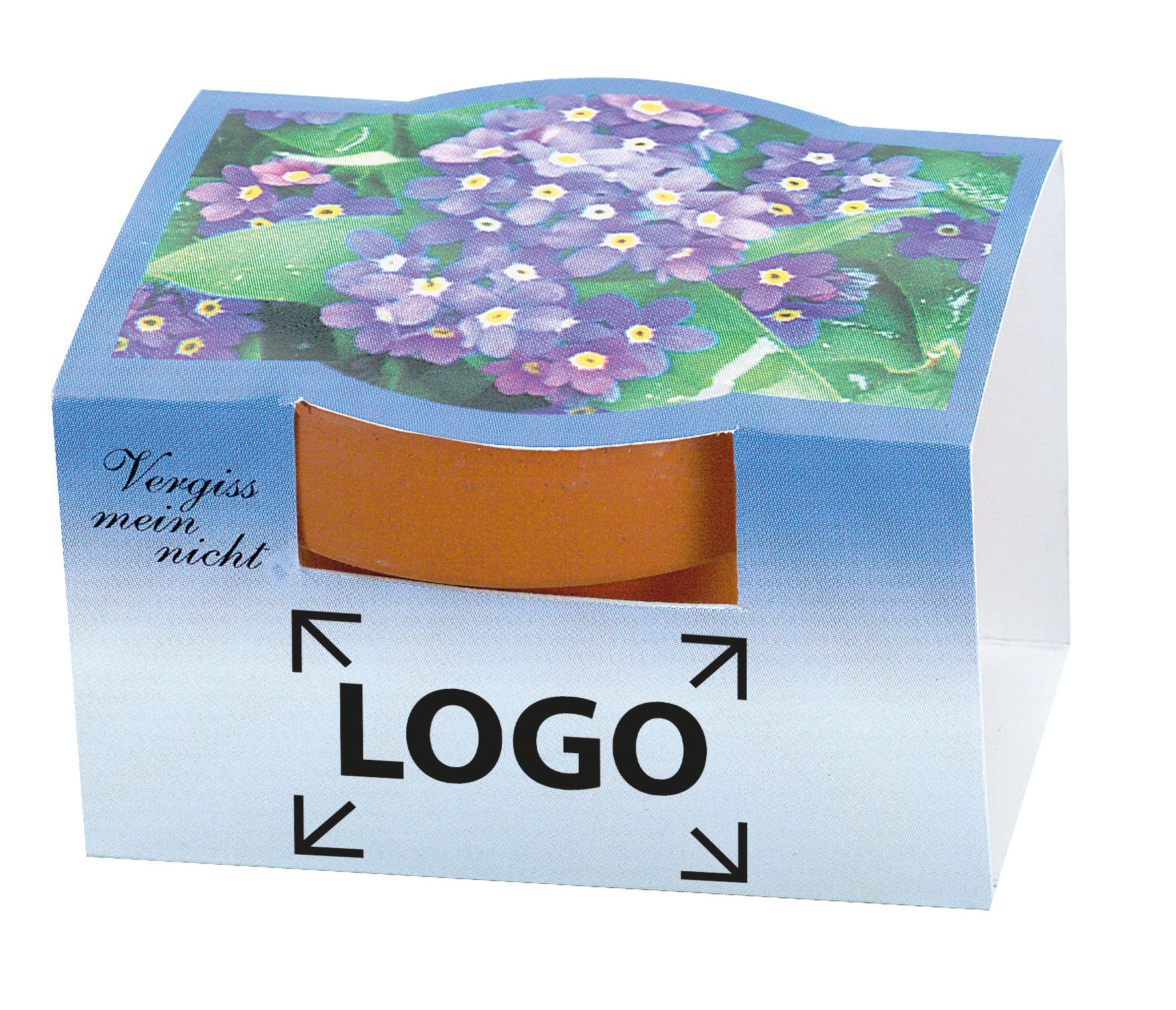 auf die Banderole (18,3 x 6,0 cm)