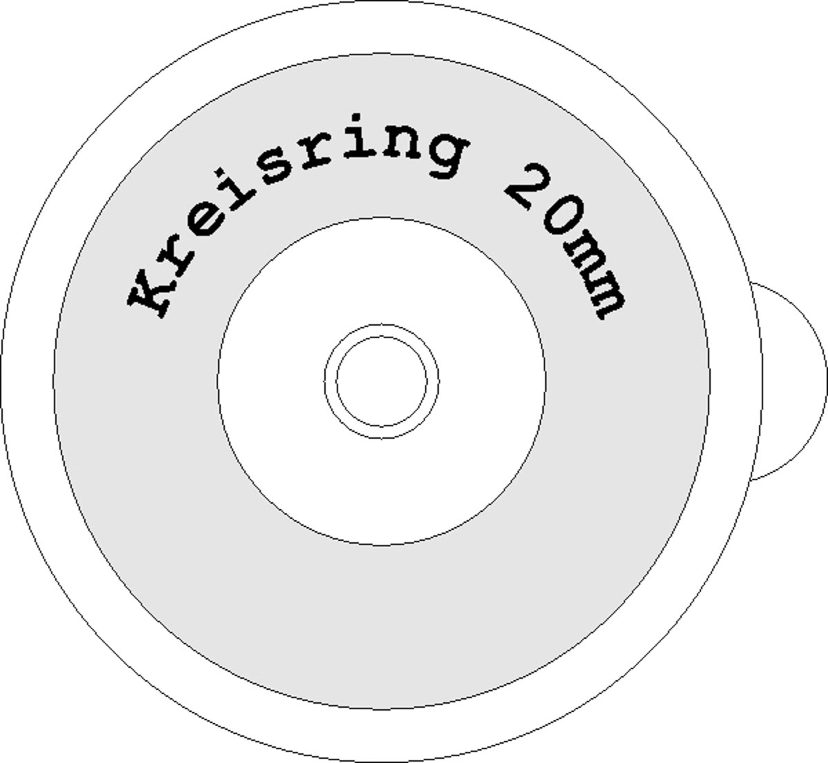 Kreisring 20mm (x2 cm)