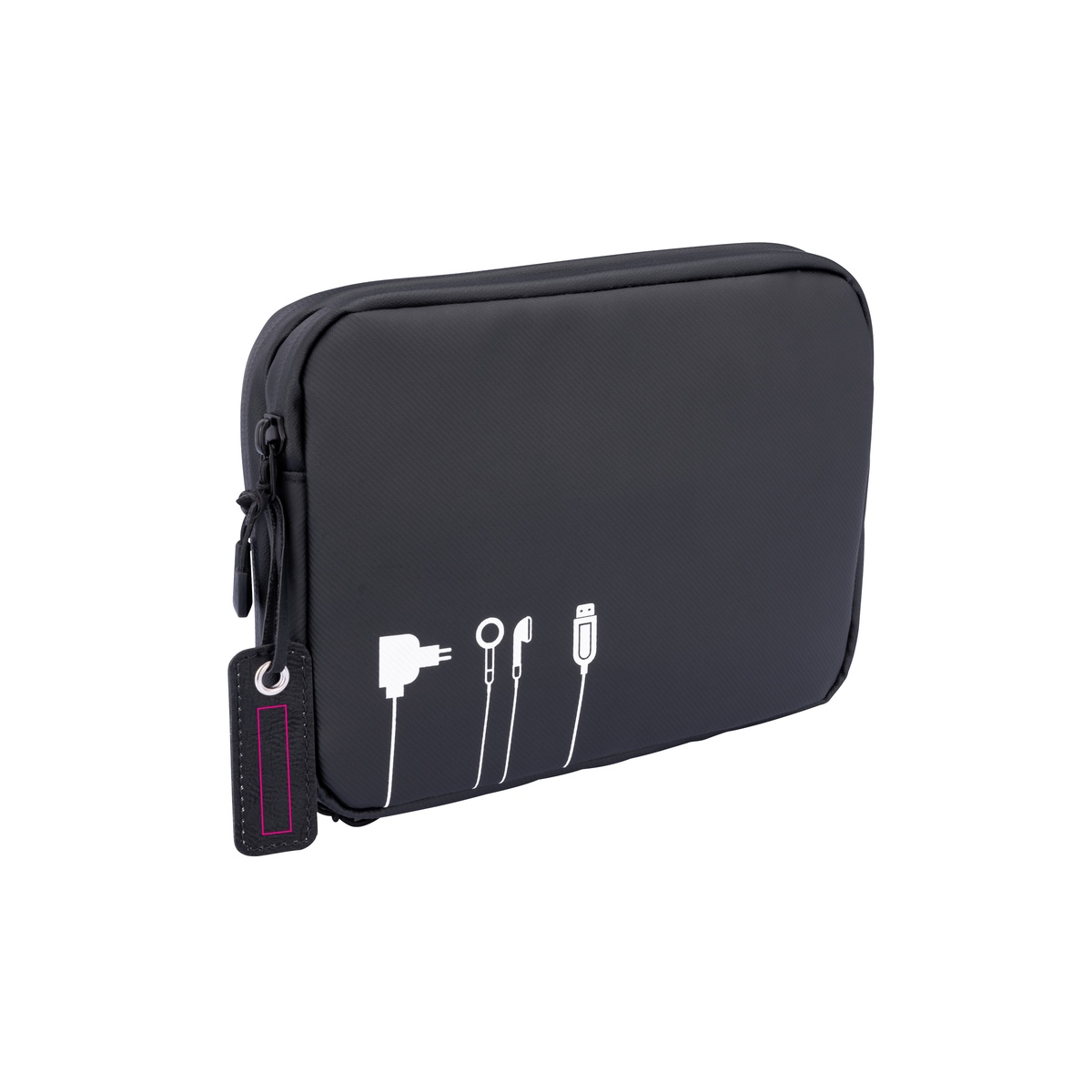 auf zusätzlichem Textilanhänger (3,5 x 1 cm)