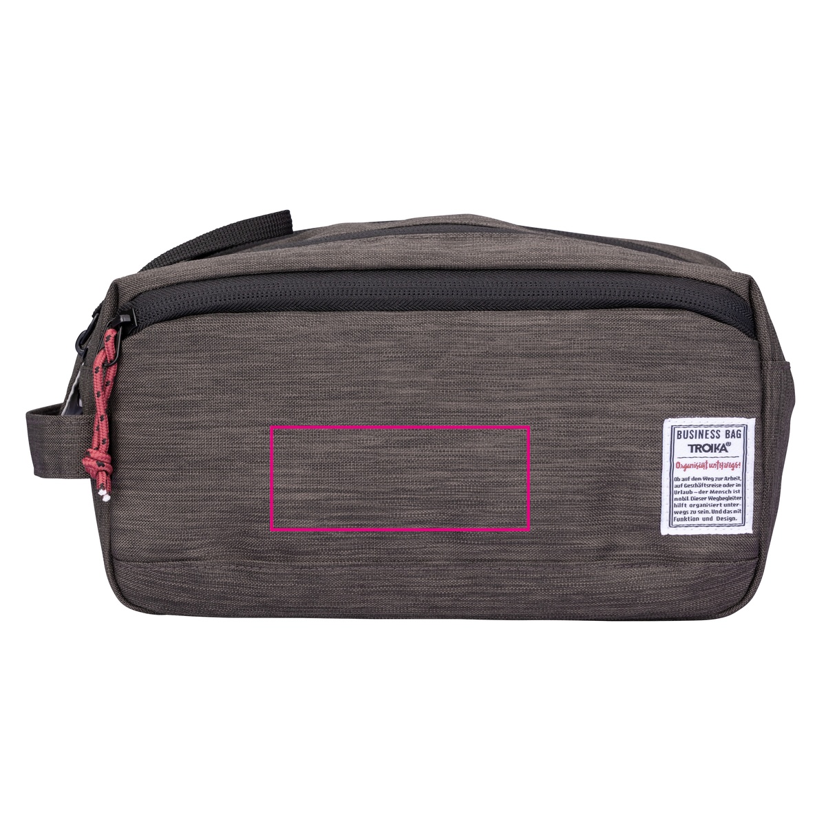 auf Vorderseite (10 x 4 cm)