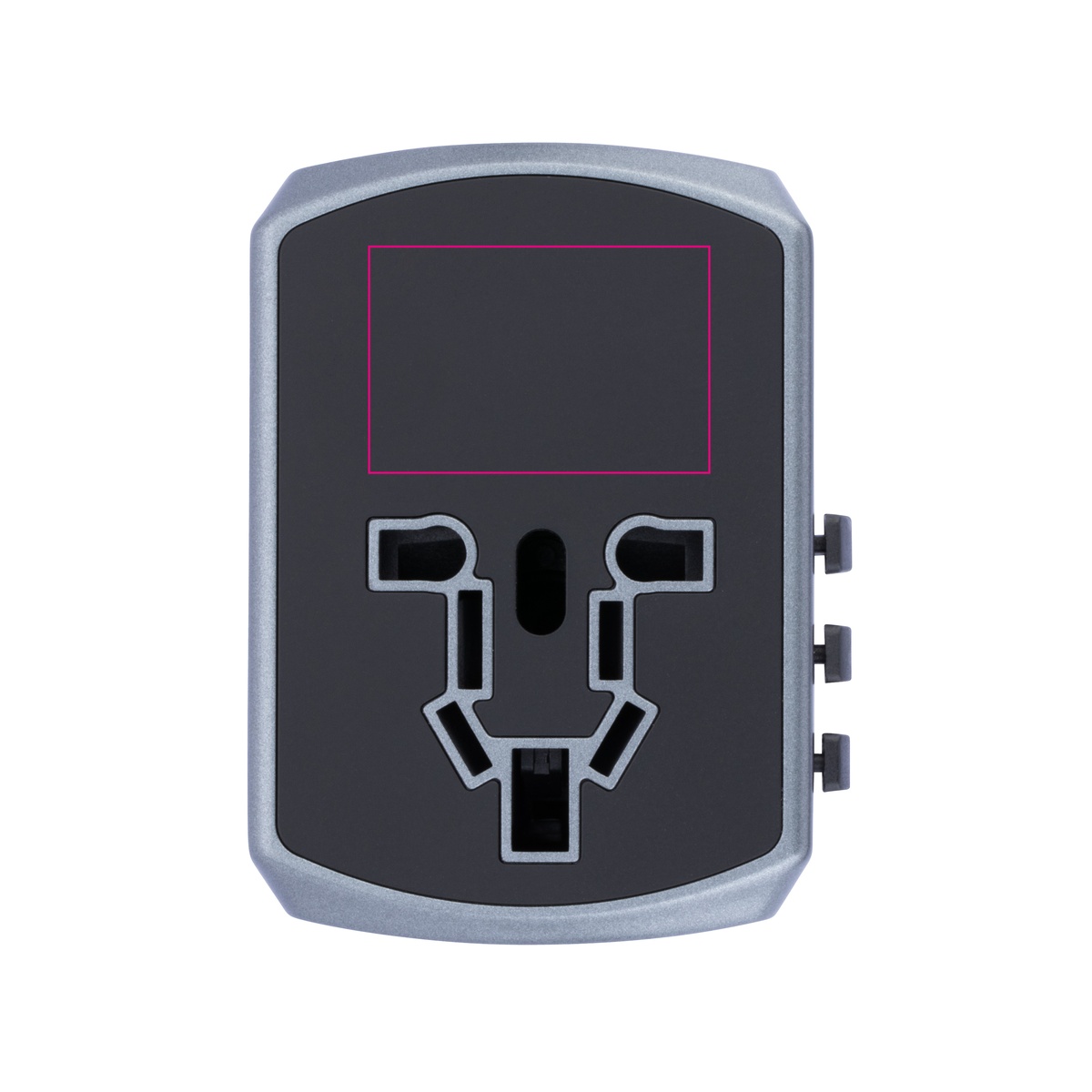 auf Vorderseite (3 x 2 cm)