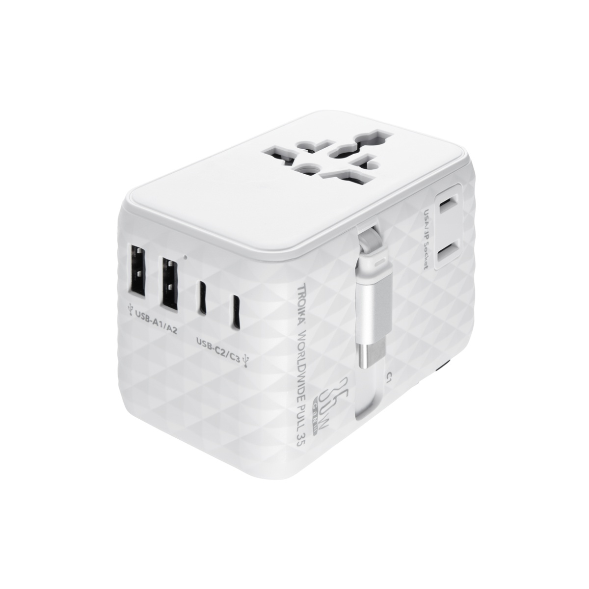 auf Vorderseite (3,5 x 2,5 cm)