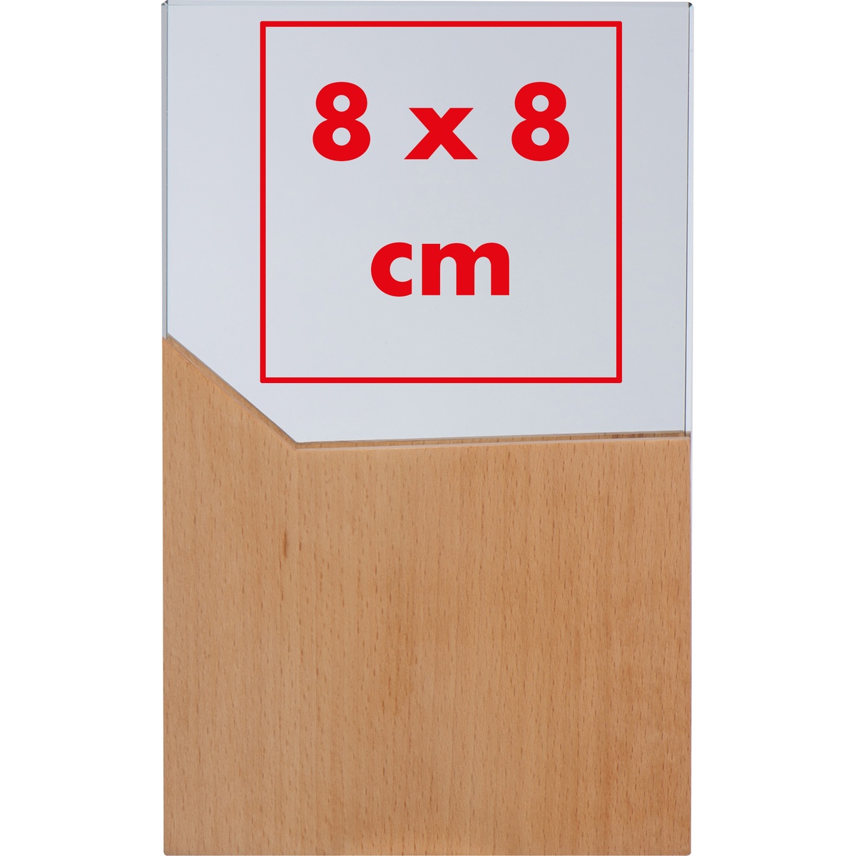 Auf der Glasoberfläche (8 x 8 cm)