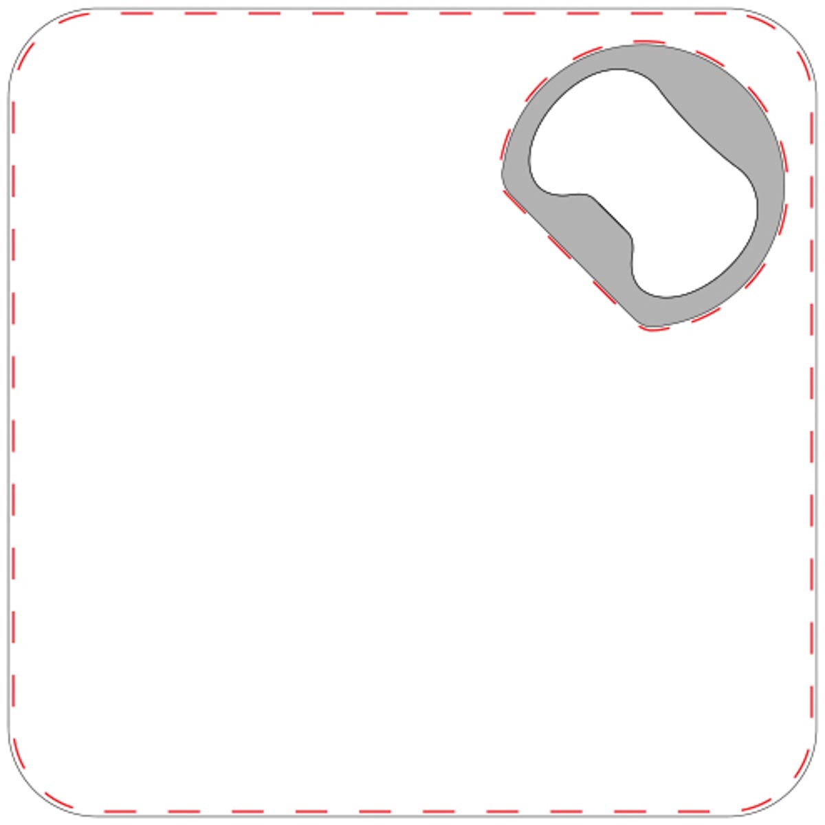 all over, Öffner (8,12x8,12 cm)