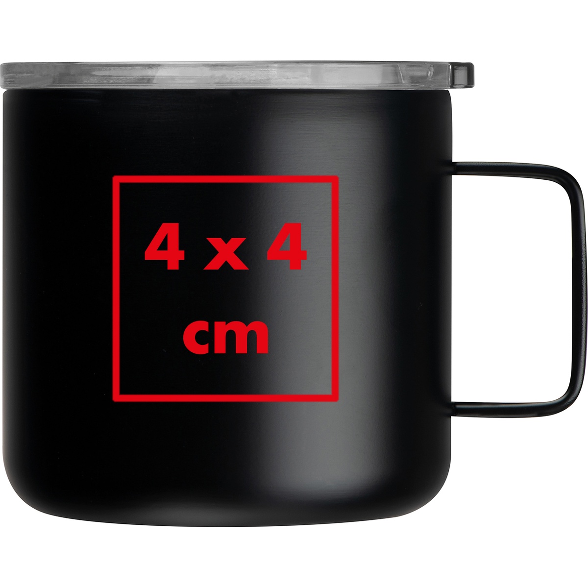 Auf dem Becher (4 x 4 cm)