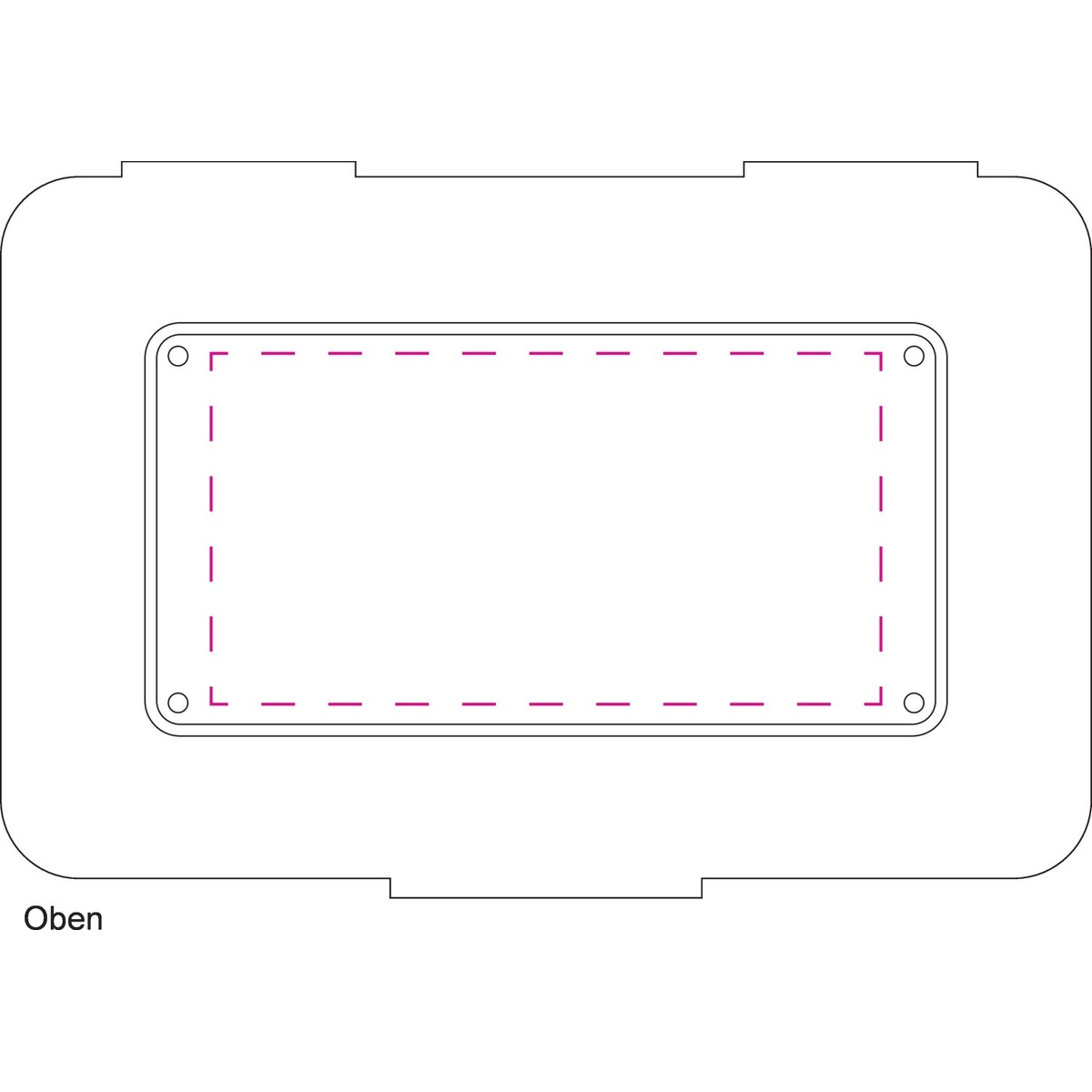 Deckel (45 x 86 mm)