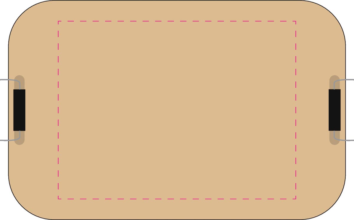 auf Deckel (16x12 cm)