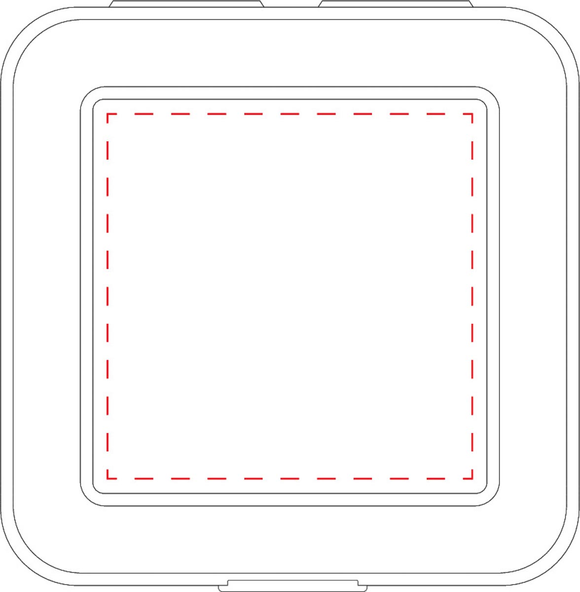 auf Deckel (8,7x8,7 cm)