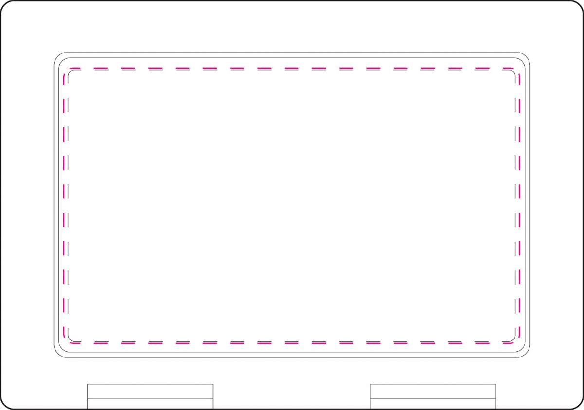 mittig (14,2x8,6 cm)