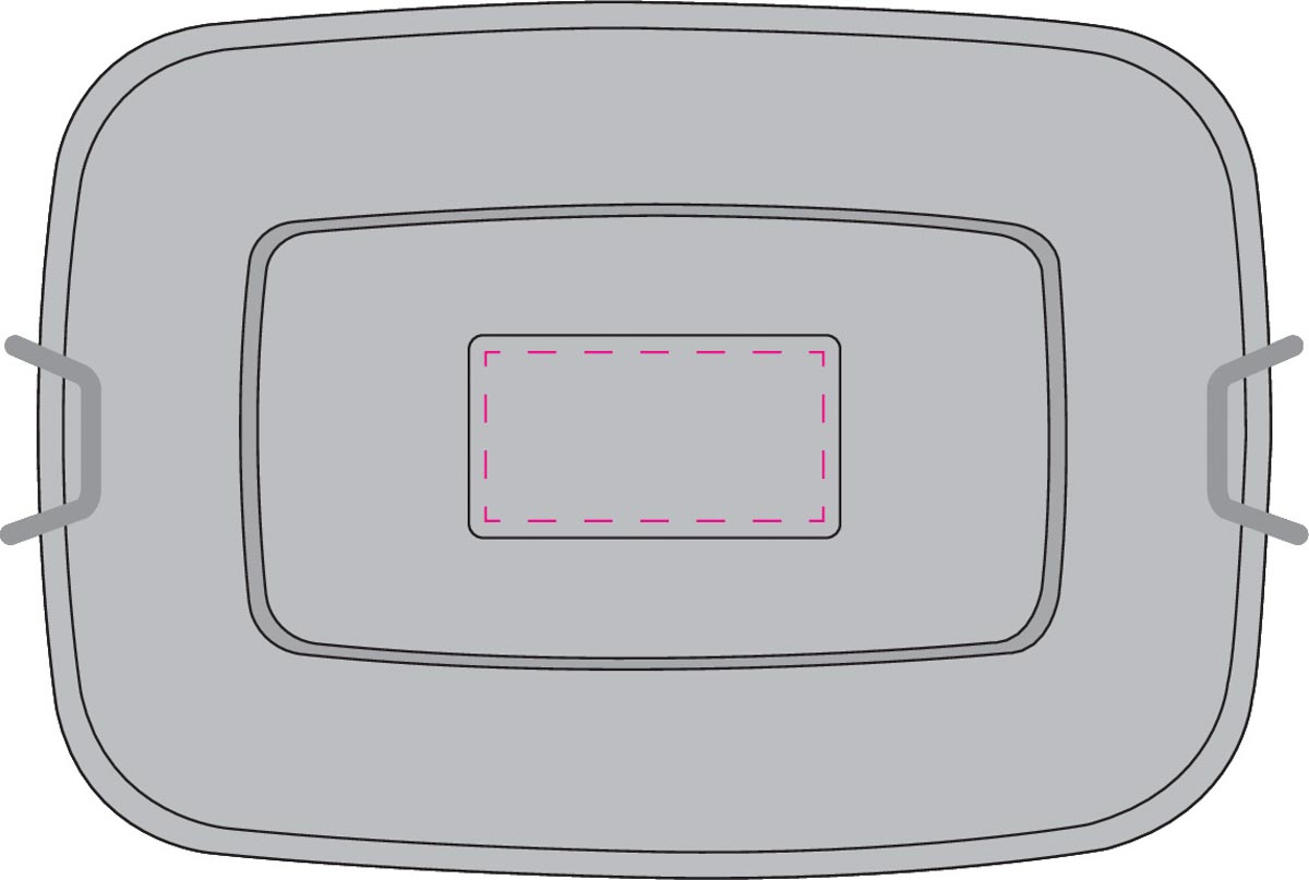 auf lange Seite (10x4 cm)