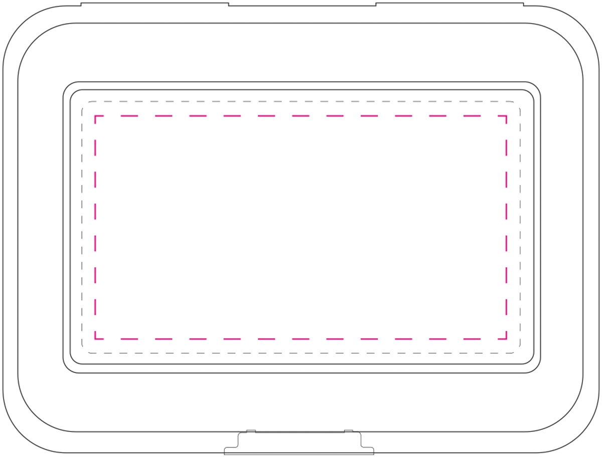 auf Deckel (10,5x5,7 cm)