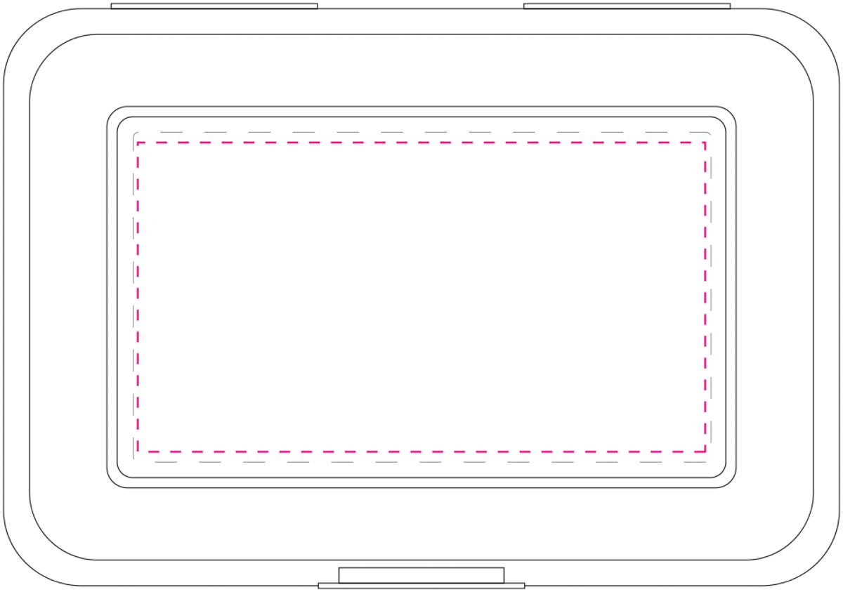 auf den Deckel (11x6 cm)