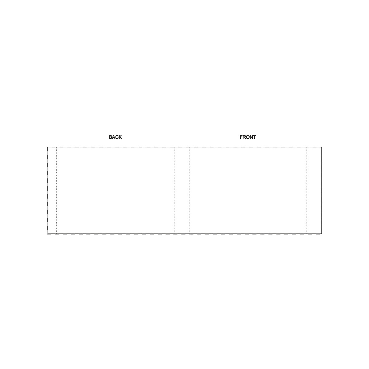 Maßgefertigte Papierbanderole (303 x 100 mm)