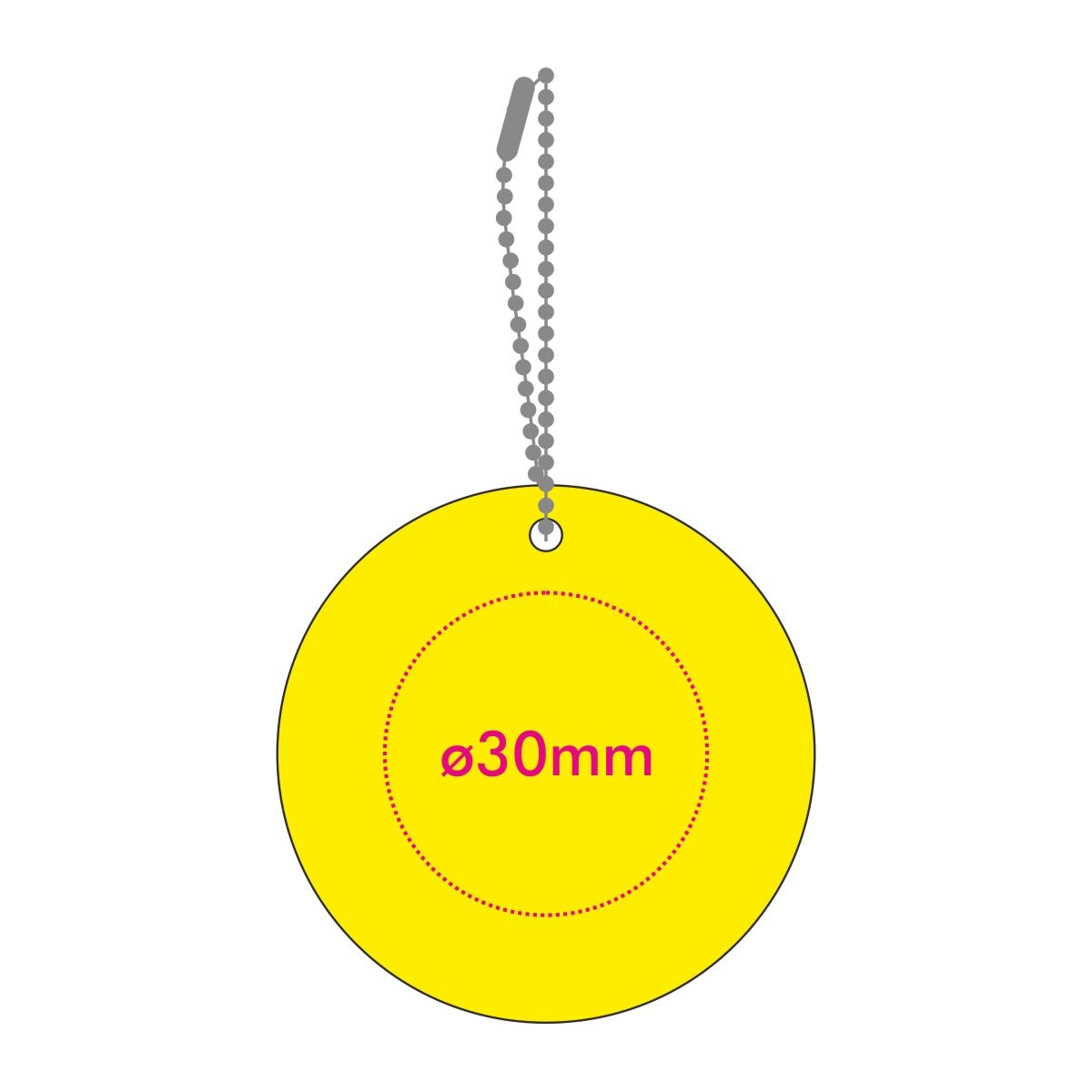 Vorderseite (ø 3 cm)