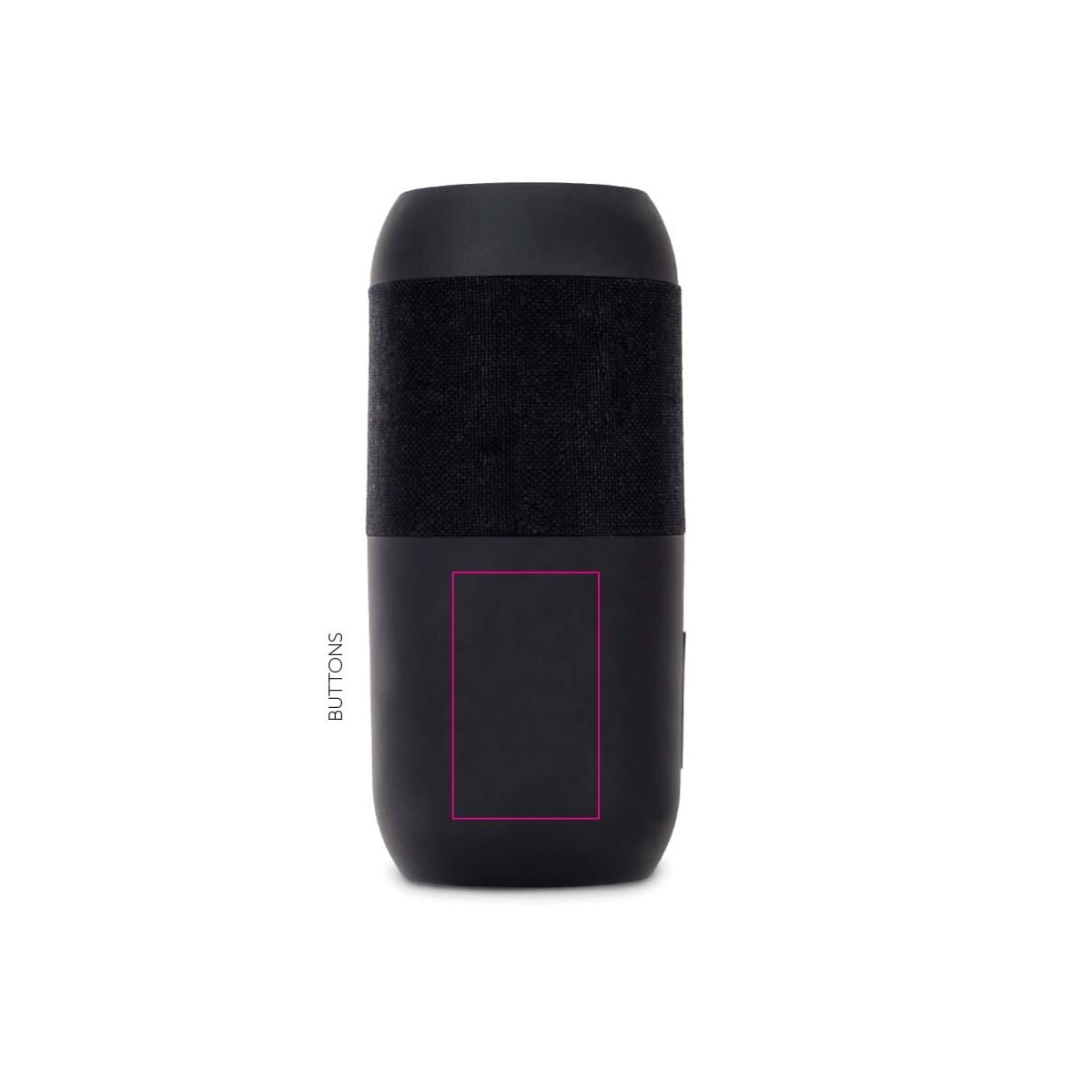 Rechts neben dem An-/Ausknopf (35 x 49 mm)