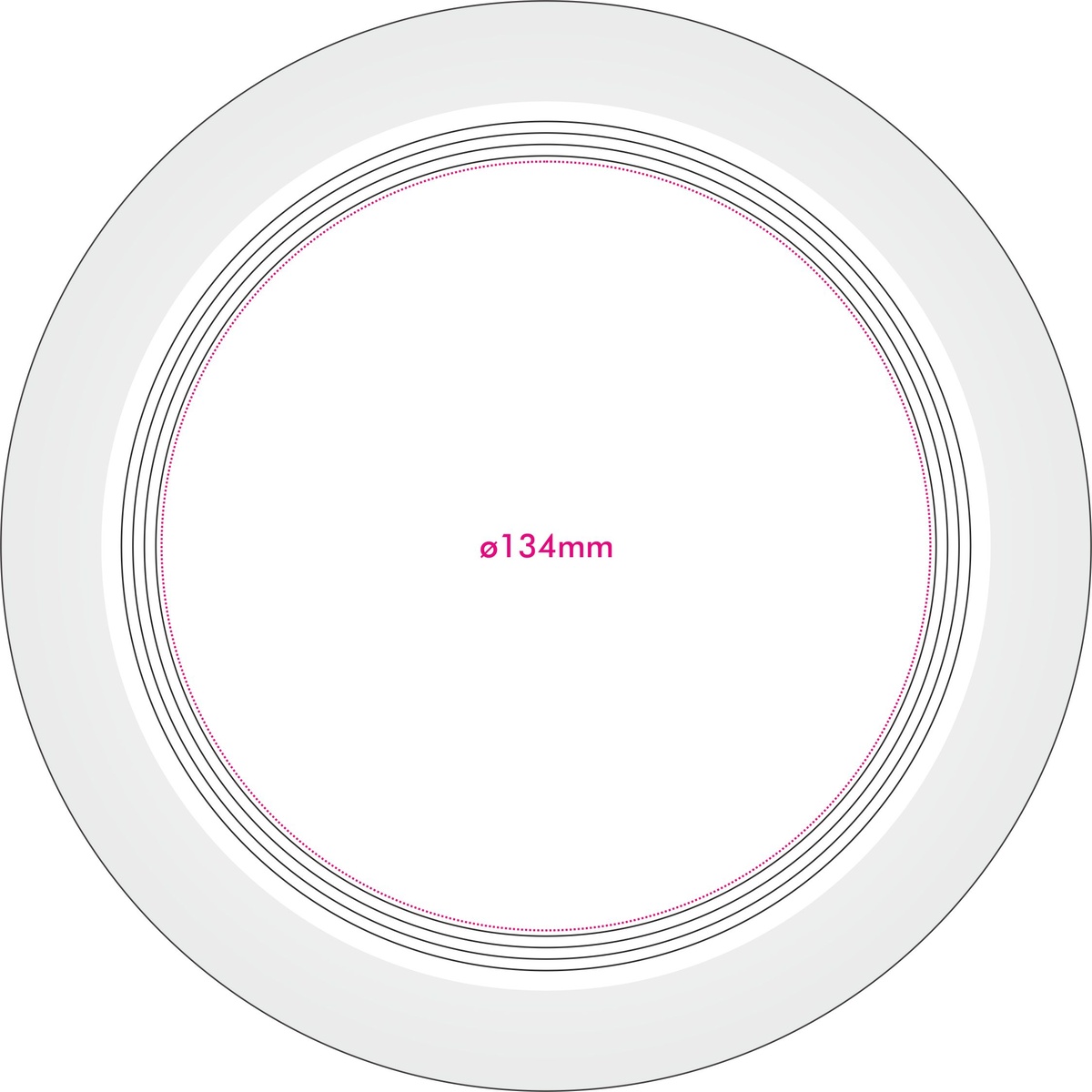 Vorderseite (ø 13,4 cm)