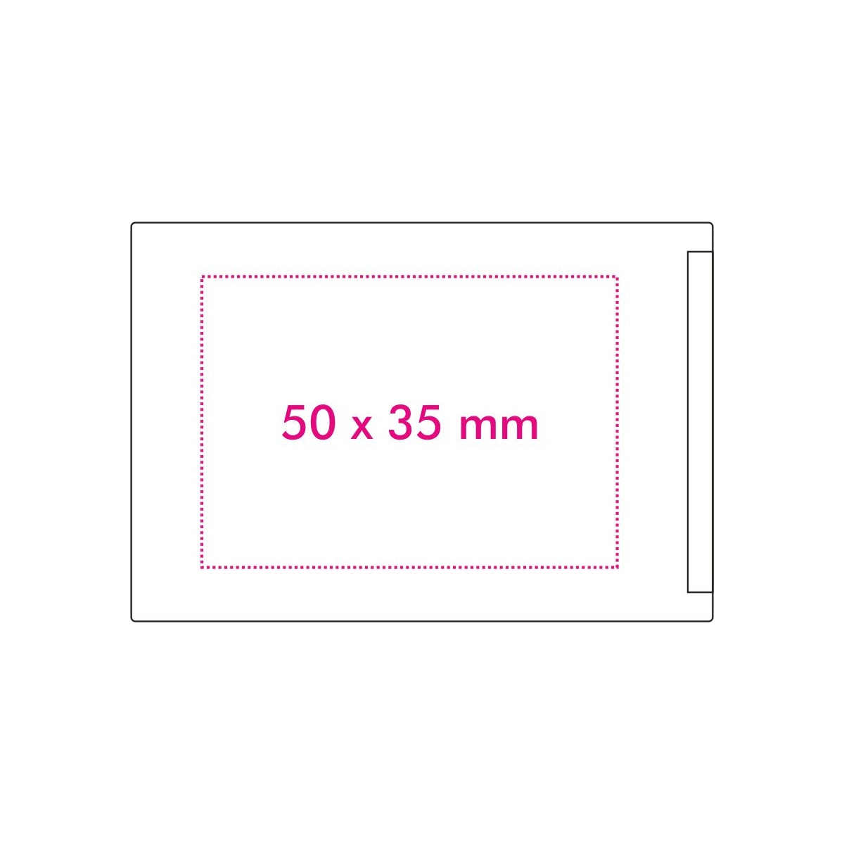 Rückseite (5 x 3,5 cm)