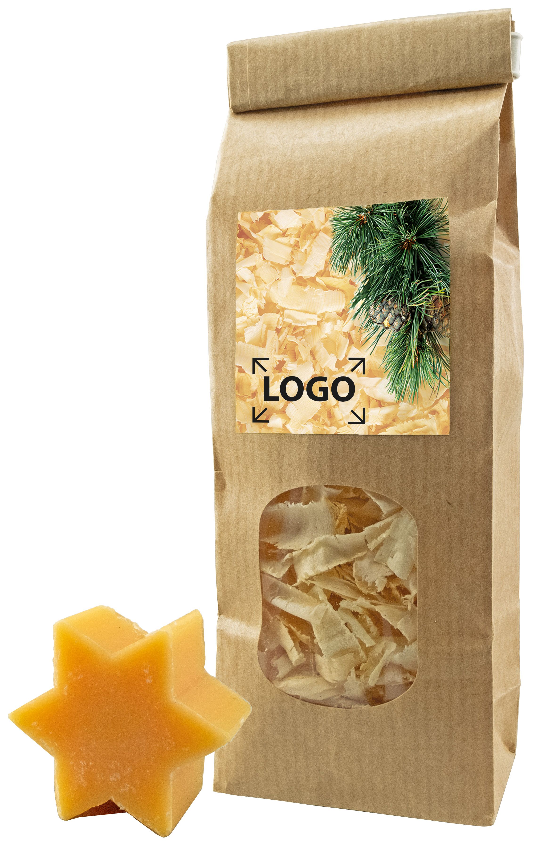 auf das Etikett (4,0 x 4,0 cm)