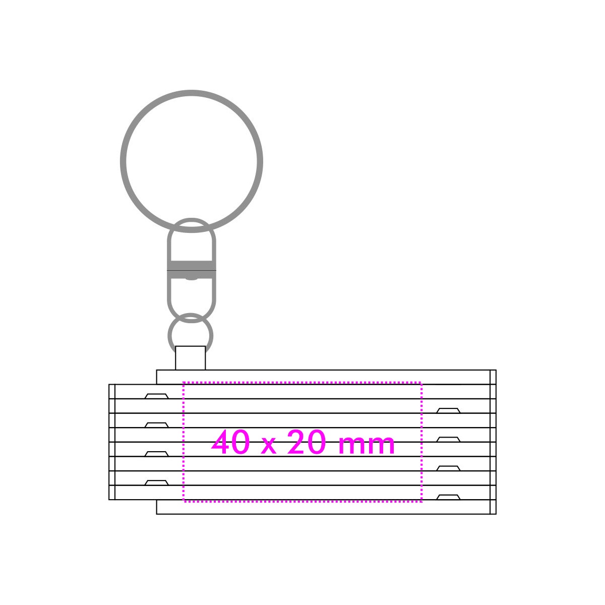 Rückseite (4 x 2 cm)