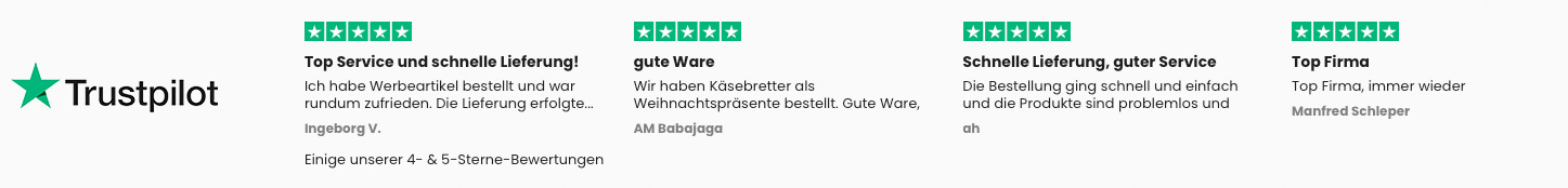 Bewertungen auf Trustpilot